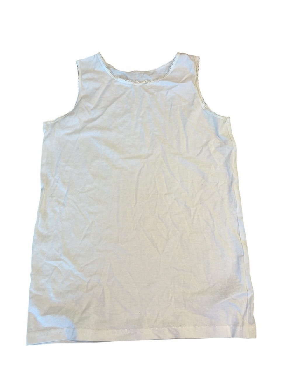 Primark White Sleeveless Tank Top Youth Size 13-14 Years